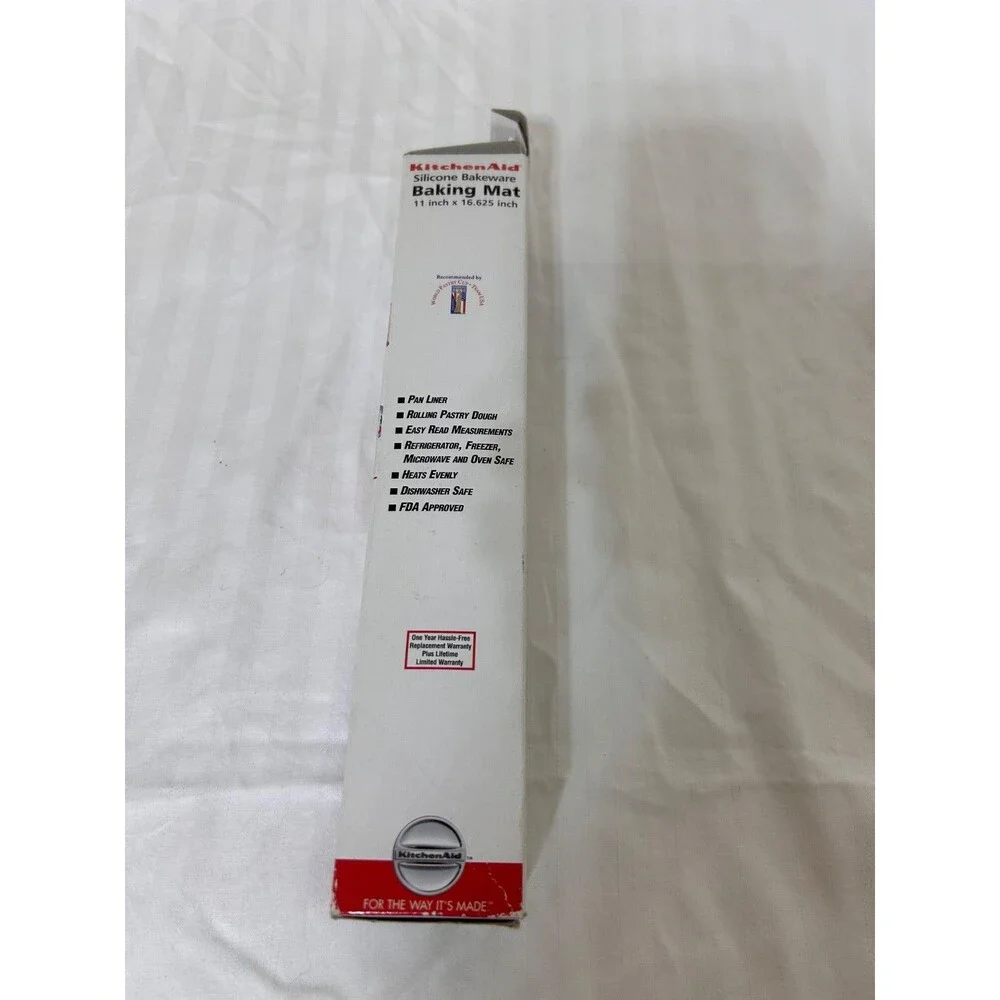 New 2004 Kitchen Aid Silicone Baking Mat 11 in X 16.625‎ Oven Microwave Safe s